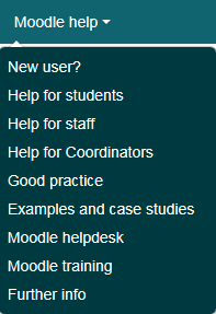 Help menu